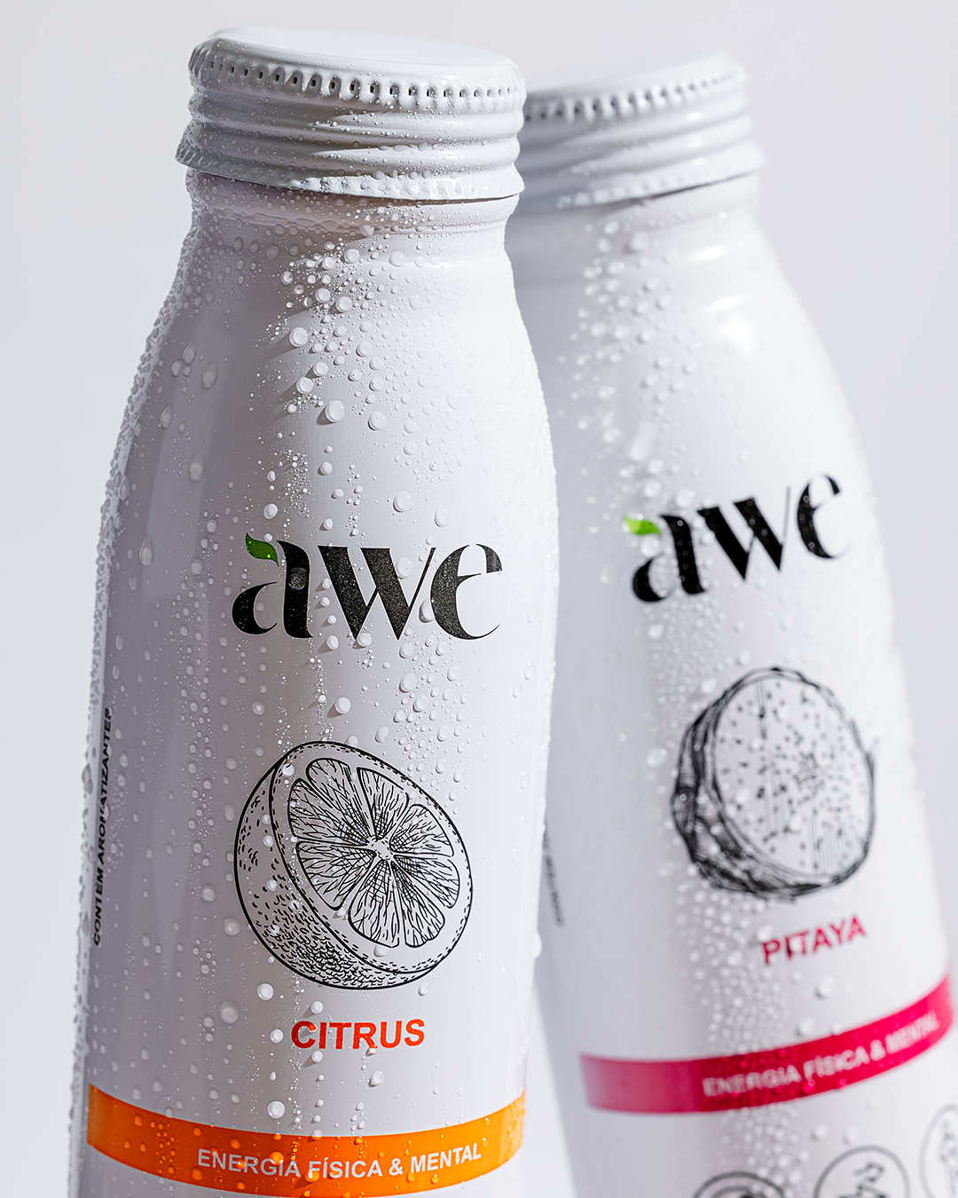 AWE Misto - 12 Unidades – Caixa com 6 Citrus e 6 Pitaya