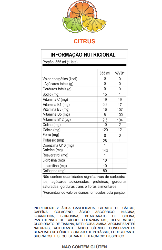 AWE Citrus - Caixa com 12 garrafas